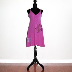 Venus Hibiscus Flowers Pink Dress - Y2K 2000's